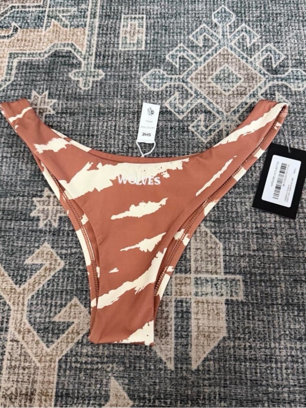 DARC SPORT Rust & Cream Bikini Bottom